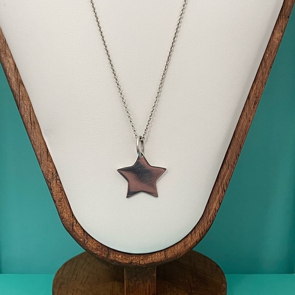 Tiffany & Co. Jewelry - Tiffany RARE Silver Star Pendant Necklace